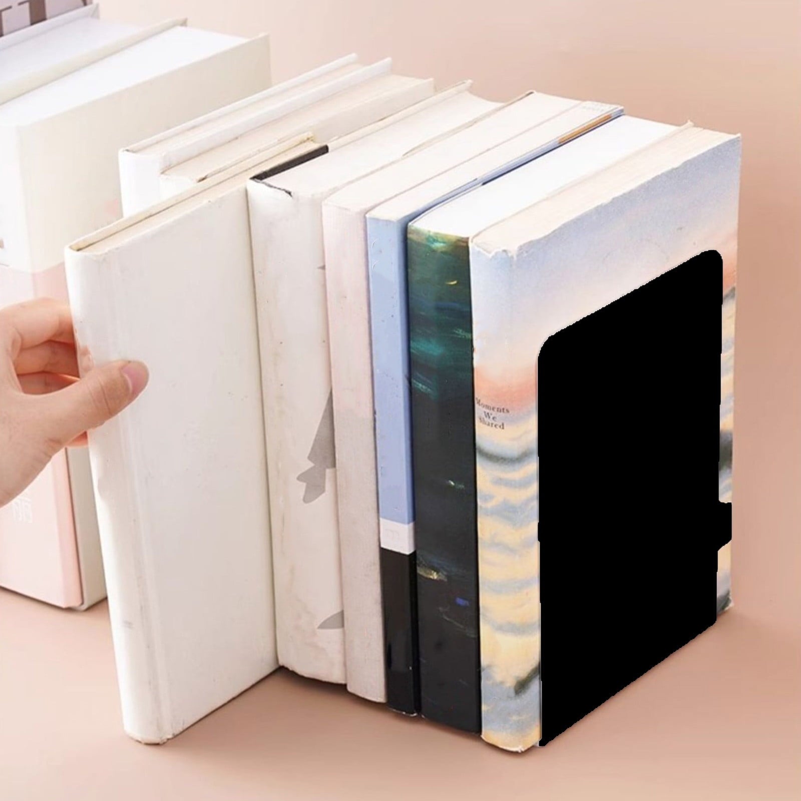 TOPRenddon Bookstand Large Bookshelf Book Support Student Bookshelf Desktop Storage Baffle Desk Top Bookshelf Bookshelf